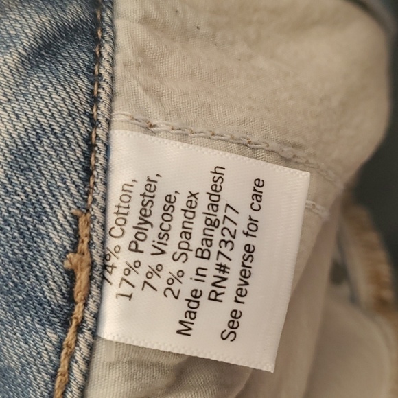 NEW Nine West High-Rise Straight Curvy Slim Jeans Size 14 Short - Picture 7 of 10